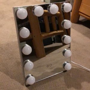 Vanity mirror with led lights